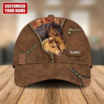Maxcorners Personalized Couple Horse Classic - Cap