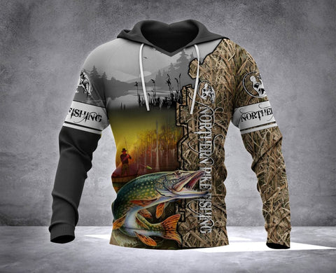 Maxcorners Northern Pike Fishing Camo All Over Print