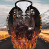Maxcorners Zombie Biker Motorcycle Shirt 3D SO111