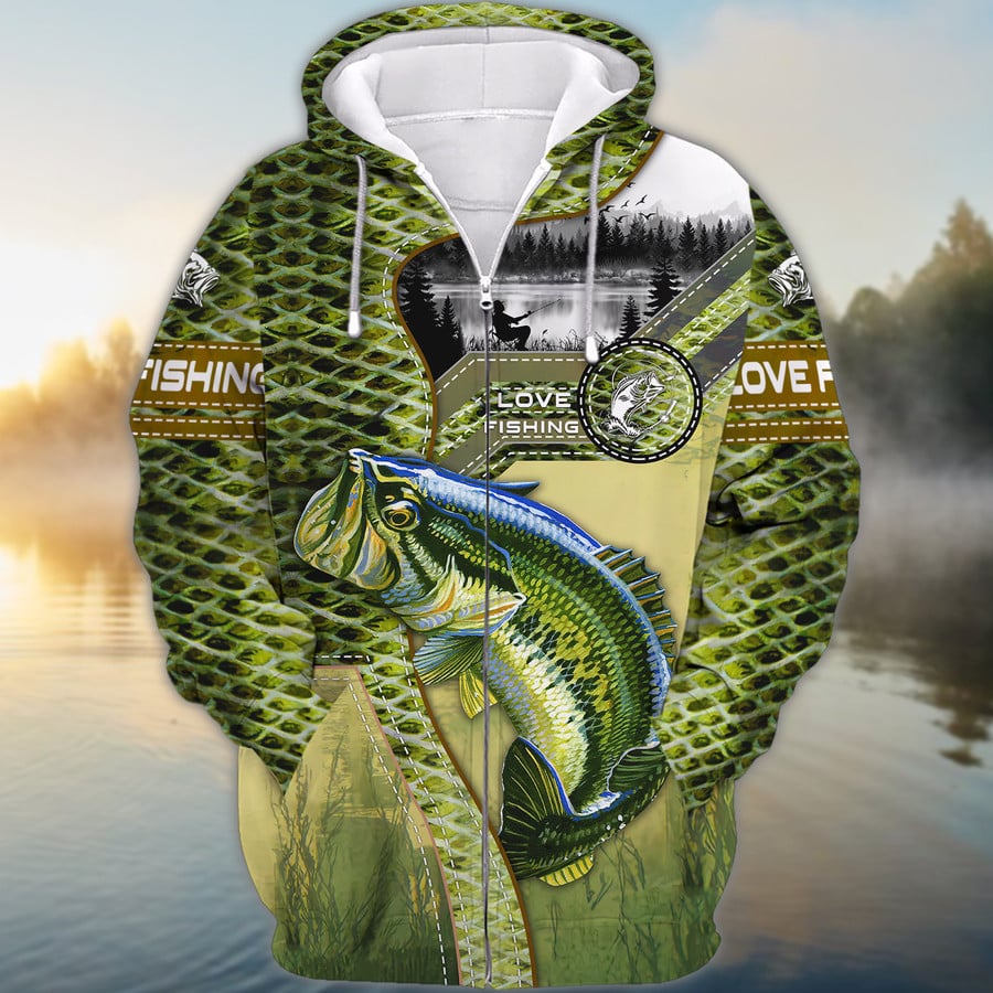 Maxcorners Love Fishing Hoodie