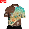 Maxcorners Customized Name Love Turtle Shirts
