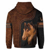 Maxcorners Horse Personalized Leather Pattern