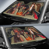 Maxcorners Driving Horse Halloween All Over Printed 3D Sun Shade