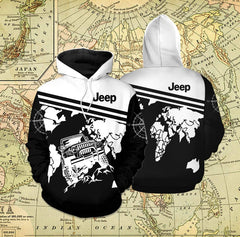 Maxcorners Amazing B&W Jeep Map