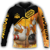 Maxcorners Custom Bowling Personalized Name 3D Shirt