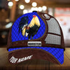 Maxcorners Premium Metal Rooster 3D Multicolor Personalized Cap