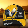 Maxcorners Multicolor Rooster Customized Name Cap