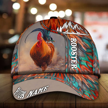Maxcorners The Best Rooster Multicolor Personalized Cap