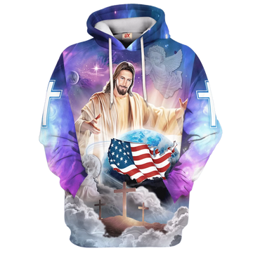 Maxcorners God "Usa In His Hand"