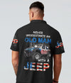 Maxcorners Never Underestimate An Old Man Polo Shirt HM16