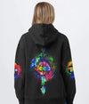 Maxcorners Watercolor Jeep Compass 3D Over Printed Hoodie