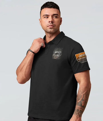 Maxcorners If You Don't Own One Jeep Polo Shirt - Orange HM6