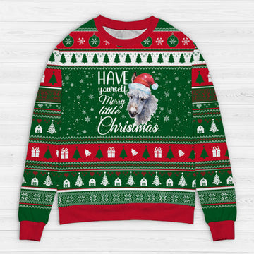 Maxcorners Donkey Have Yourself Merry Little Christmas Sweater