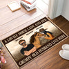 Maxcorners A Lovely Horse Lady And Her Grumpy Old Husband Personalized Doormat