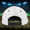 Maxcorners Tennis White USA Flag All Over Printed Cap