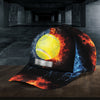 Maxcorners Tennis Fire Personalized All Over Printed Cap