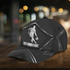 Maxcorners Basketball Player Sliver Black Personalized Name All Over Printed Cap