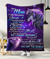 Maxcorners Mother's Day To My Mom 3D Over Printed Blanket