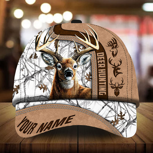 Maxcorners Ashley Whitely Deer Hunting Personalized Hats 3D Multicolored Camo
