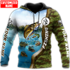 Maxcorners Personalized Walleye Jumping Fishing Lake Species