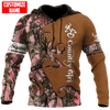 Maxcorners Customized Name Country Girl 3D Design All Over Printed