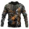 Maxcorners Deer Hunting Personalized Name 3D Over Printed Hoodie