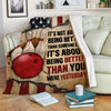 Maxcorners Bowling It's About Being Better Than You Were Yesterday Blanket
