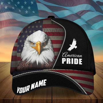 Maxcorners Personalized Patriotic American Eagle - Cap