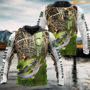 Maxcorners Kiss My Bass Fishing All Over Printed Bass