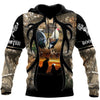 Maxcorners Rooster Camo Unisex Deluxe Hoodie