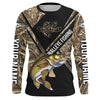 Maxcorners Walleye Fishing Camo Customize Name All Over Print Shirts