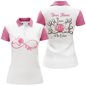Maxcorners Queen Of The Lanes Premium Customized Name 3D Shirt For Women