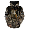Max Corner Whitetail deer hunting Deer antlers camo Custom Name 3D full printing Shirt Gift For Hunter