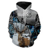 Maxcorners Deer Hunting Camo Custom Name 3D All Over Printed Shirts