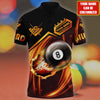 Maxcorners Billiard Personalized Name Polo Shirts