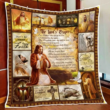 Maxcorners The Lords Prayer Quilt Blanket The Lords Prayer Our Father Who Art In Heaven Quilt- Blanket
