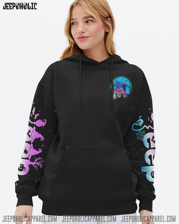 Maxcorners On A Dark Desert Highway Witch Jeep Hoodie PT05