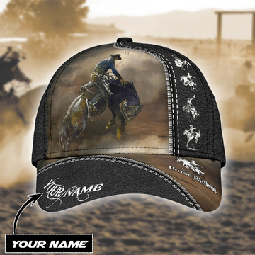 Maxcorners Personalized Name Rodeo Classic Cap Horse Riding