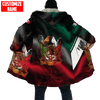 Maxcorners Personalized Name Confrontation Between Roosters Unisex Hoodie