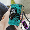 Maxcorners Jesus and Horse Printed Clutch Purse