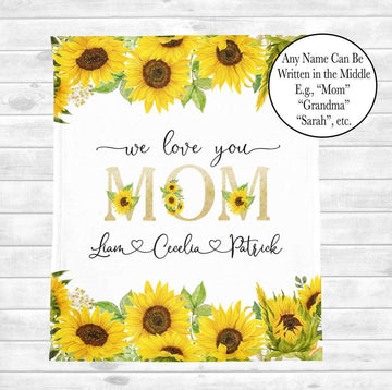 Maxcorners Mom Blanket Gift, To My Mom Throw Personalized Blanket
