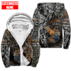 Maxcorners Deer Hunting Personalized Name 3D Over Printed Hoodie