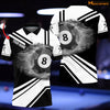 Maxcorners Billiard Shirt Black And White Pattern Personalized Unisex Shirt