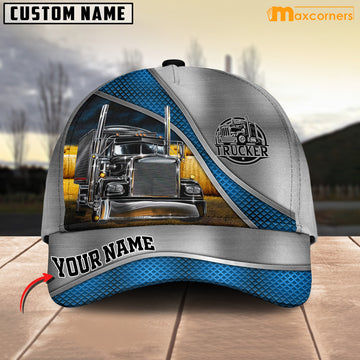 Maxcorners Personalized Truck Classic Silver Cap