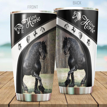 Maxcorners Horse Stainless Steel Tumbler 03