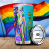 Maxcorners LGBT Horse PRIDE 2022 LGBTQ Flag Tumbler