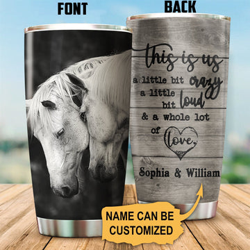 Maxcorners Horse I Choose You Custom Name Tumbler 02