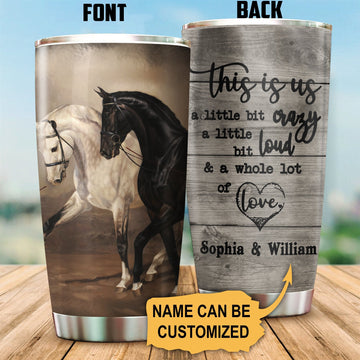 Maxcorners Horse I Choose You Custom Name Tumbler 03