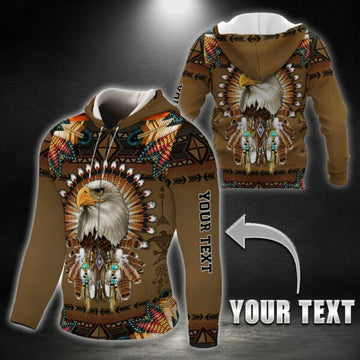 Maxcorners Personalized Native American Eagle. Dream Catcher Pow Wow  3D