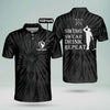 Maxcorners Golf Premium Swing Swear Drink Repeat Personalized Name All Over Printed Shirt